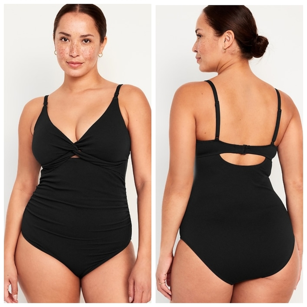 NWT Old Navy Twist Front Nursing Swimsuit